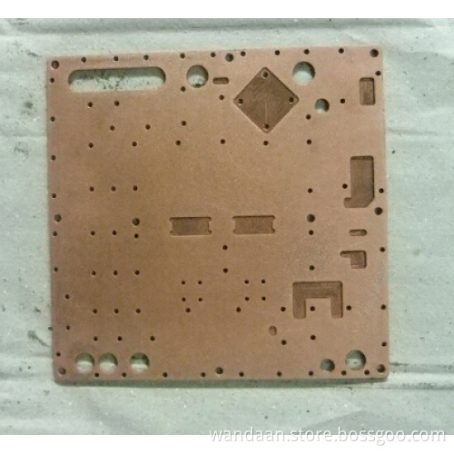 Brass Precision CNC Machining Board in Big Size